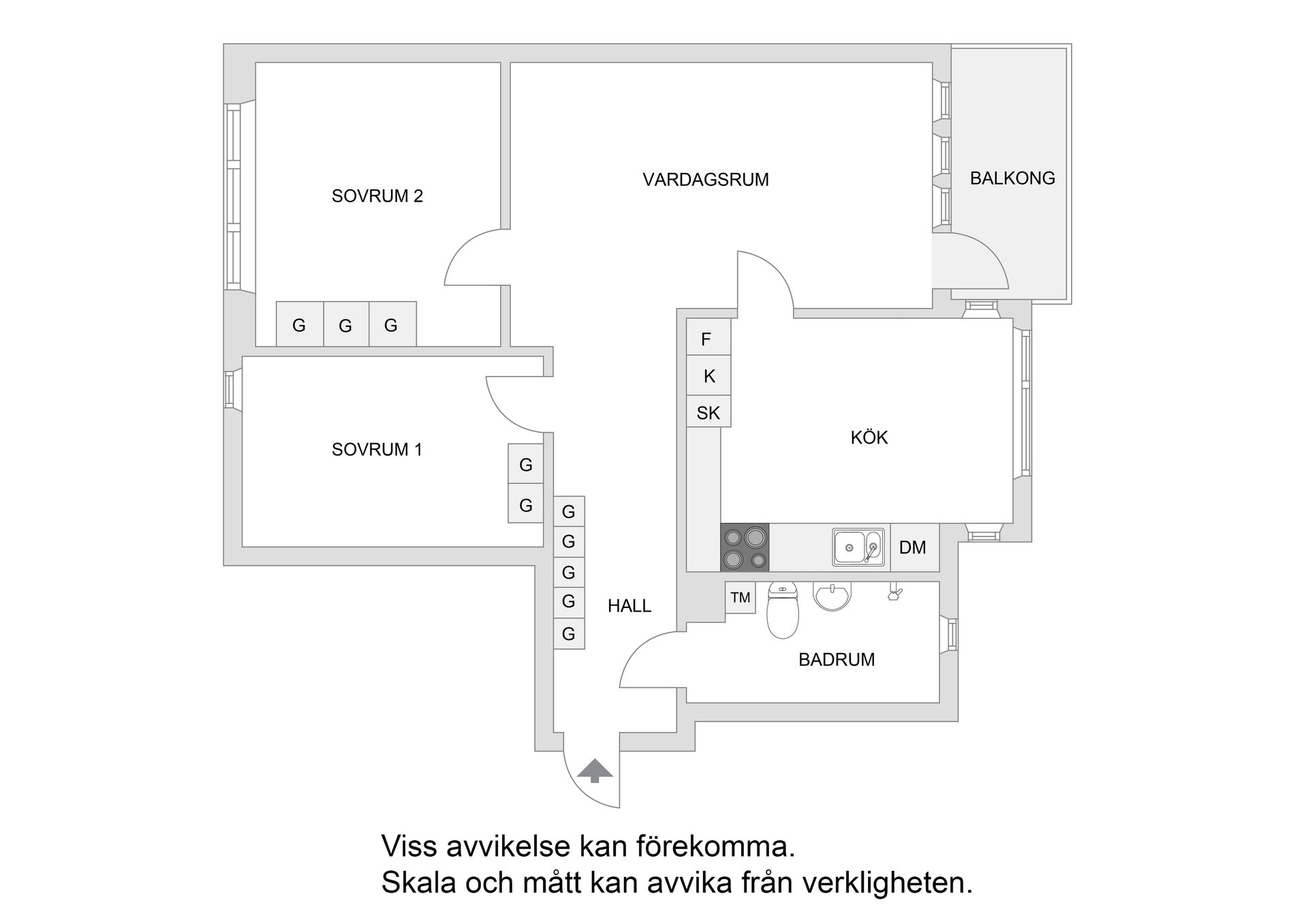 Bostadsrätt, Vinggatan 18, 3tr, Skarpnäck, Stockholm