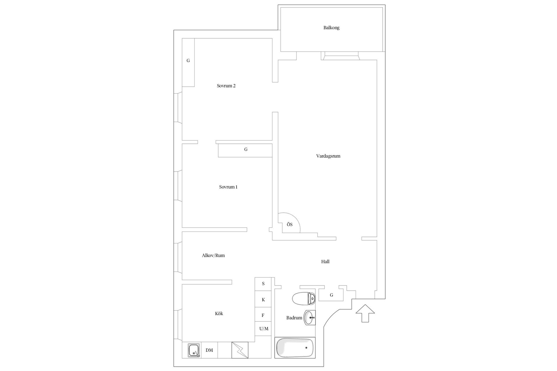 Bostadsrätt, Gullmarsvägen 9, Gullmarsplan, Stockholm
