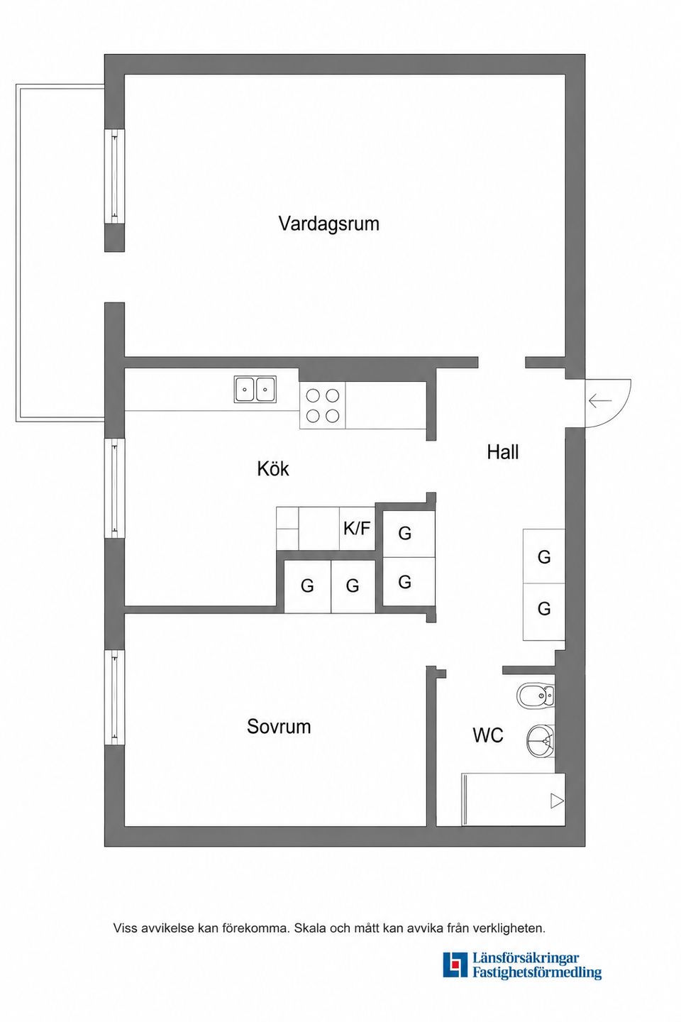 Bostadsrätt, Vinggatan 3A, Berghamra, Västerås