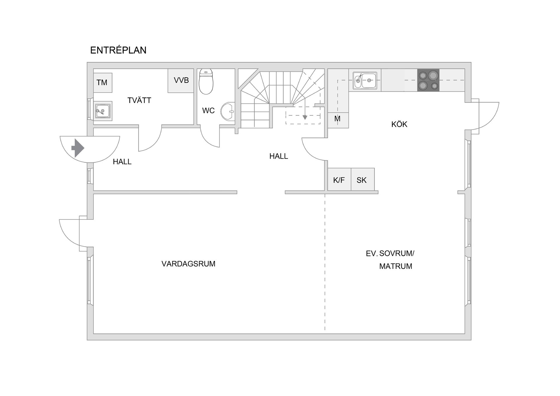 Villa, Radhus, Såningsvägen 14, Viksjö, Järfälla