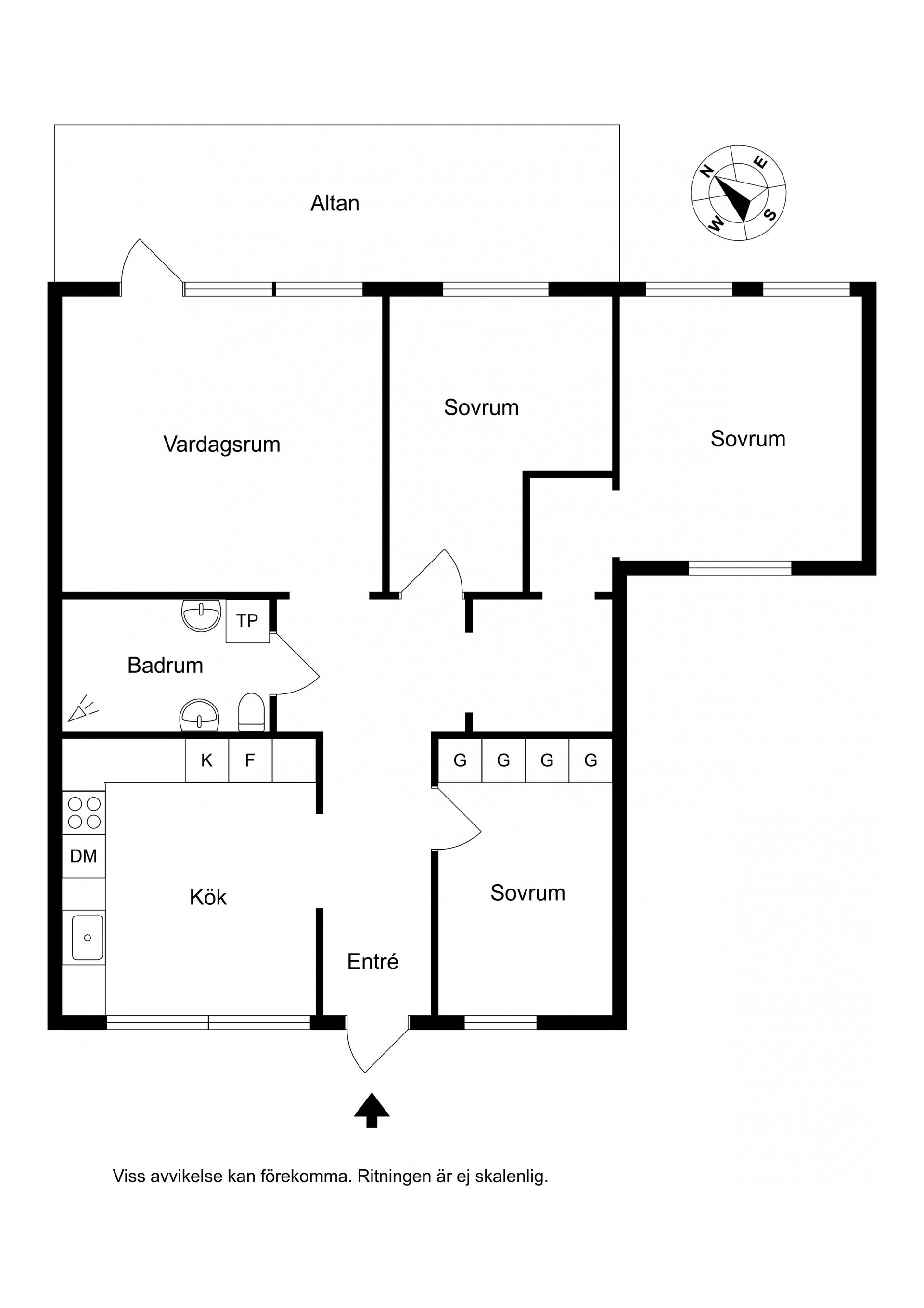 Villa, Radhus, Västra Brattåsvägen 5B, Väröbacka, Varberg
