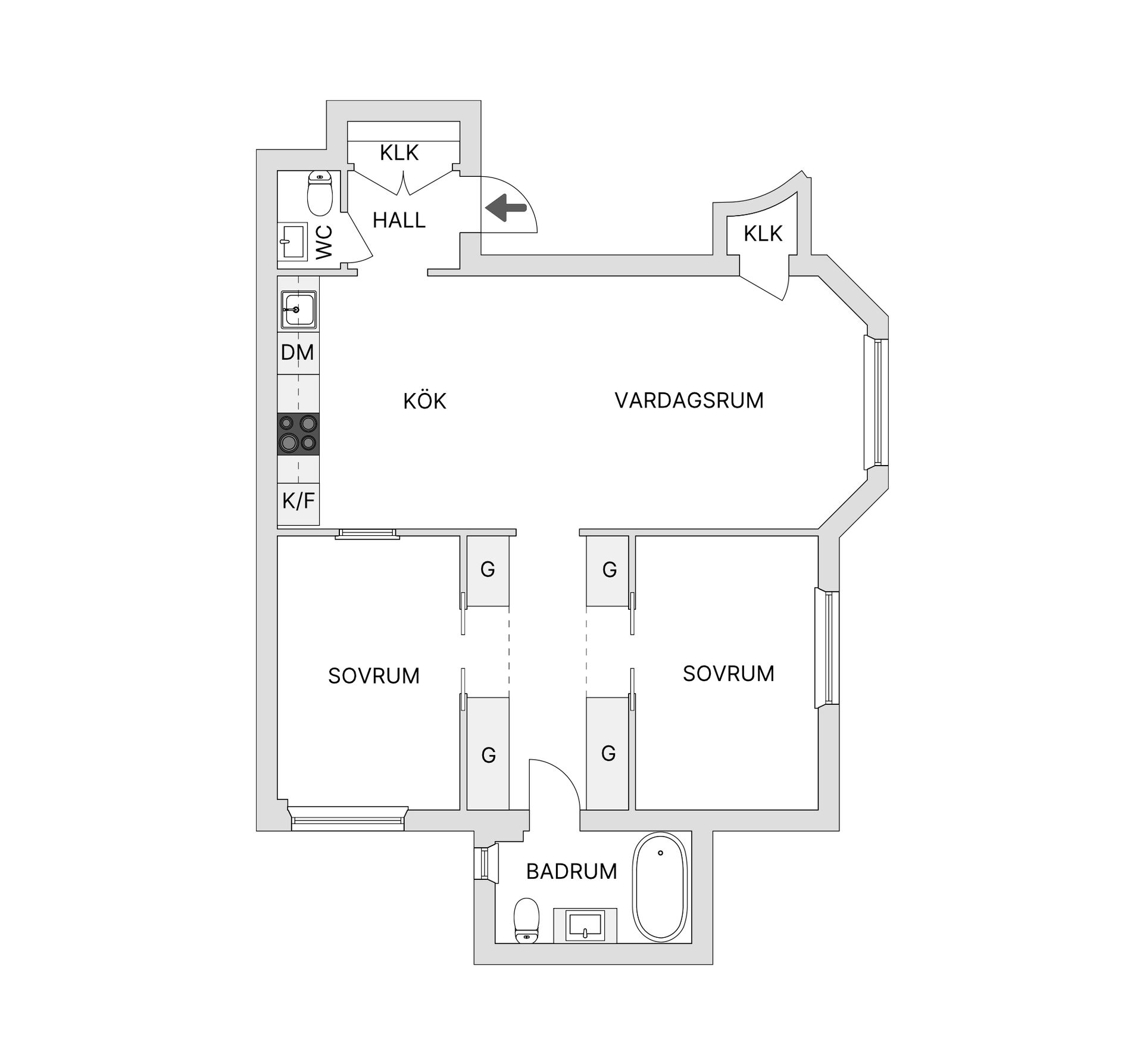 Bostadsrätt, Drottninggatan 112B, Norrmalm City Vasastan, Stockholm