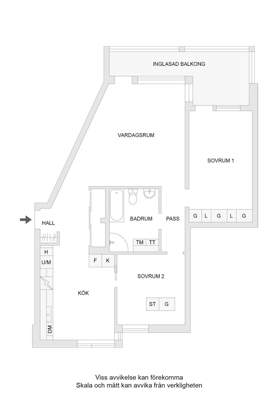 Bostadsrätt, Kompanigatan 54, Hagaberg, Linköping