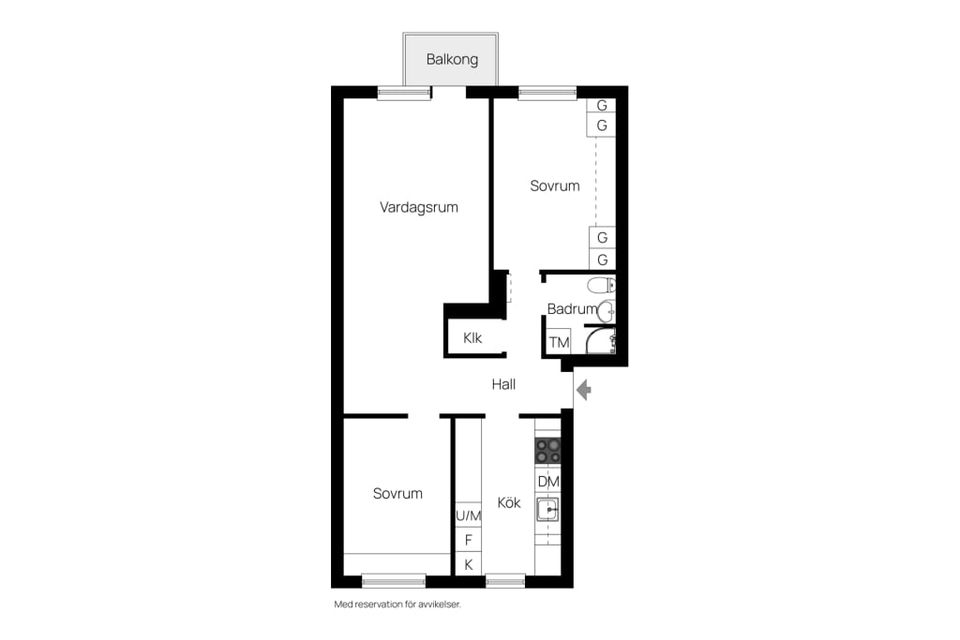 Bostadsrätt, Hammars Gata 12, Centralt / Öster, Halmstad