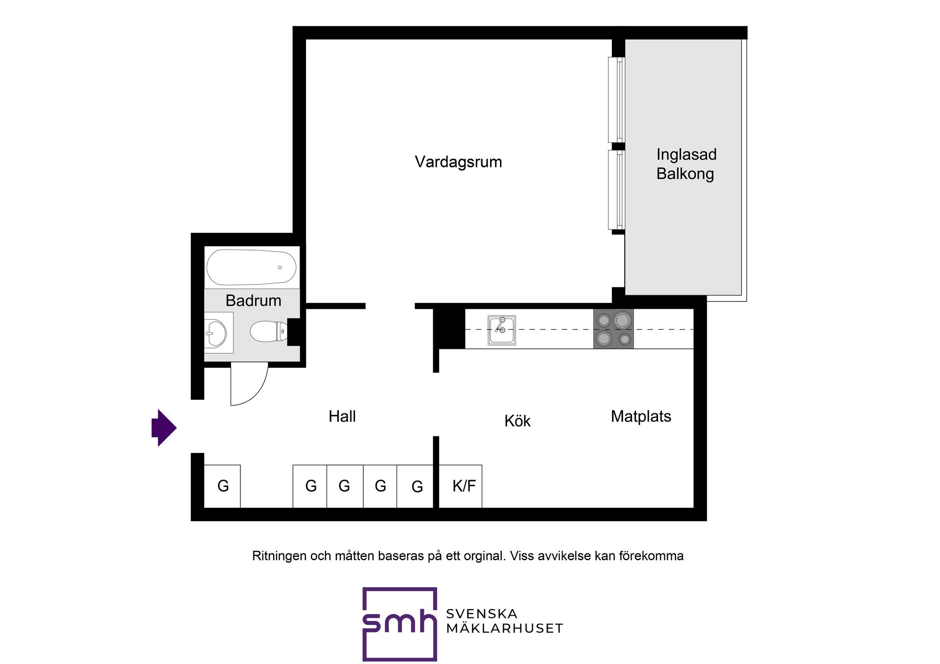 Bostadsrätt, Knektvägen 1, Kungsängen/Centrum, Upplands-Bro