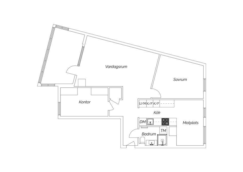 Bostadsrätt, Klippgatan 30, Korsta, Sundsvall