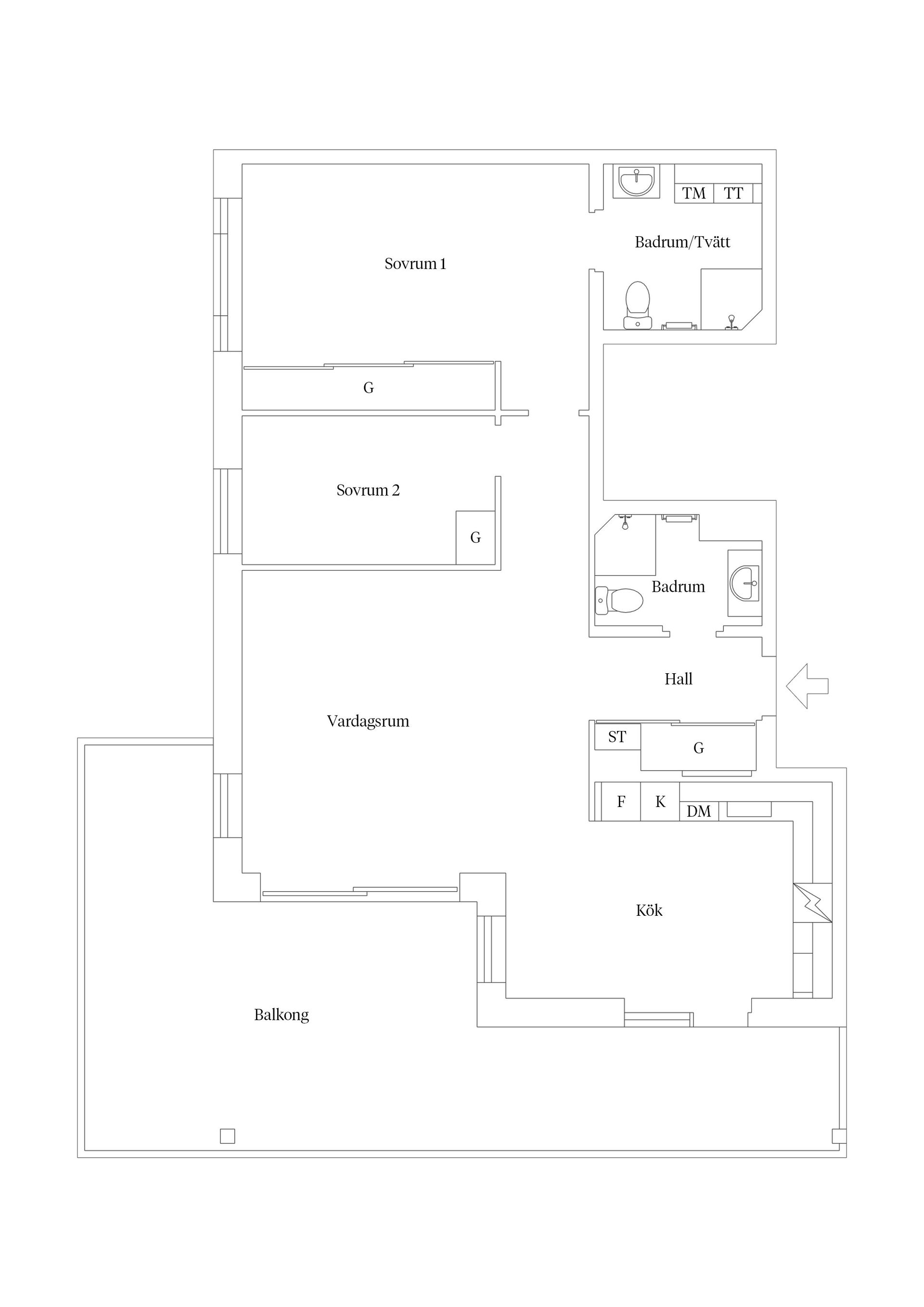 Bostadsrätt, Jeanssongatan 13, Varvsholmen, Kalmar