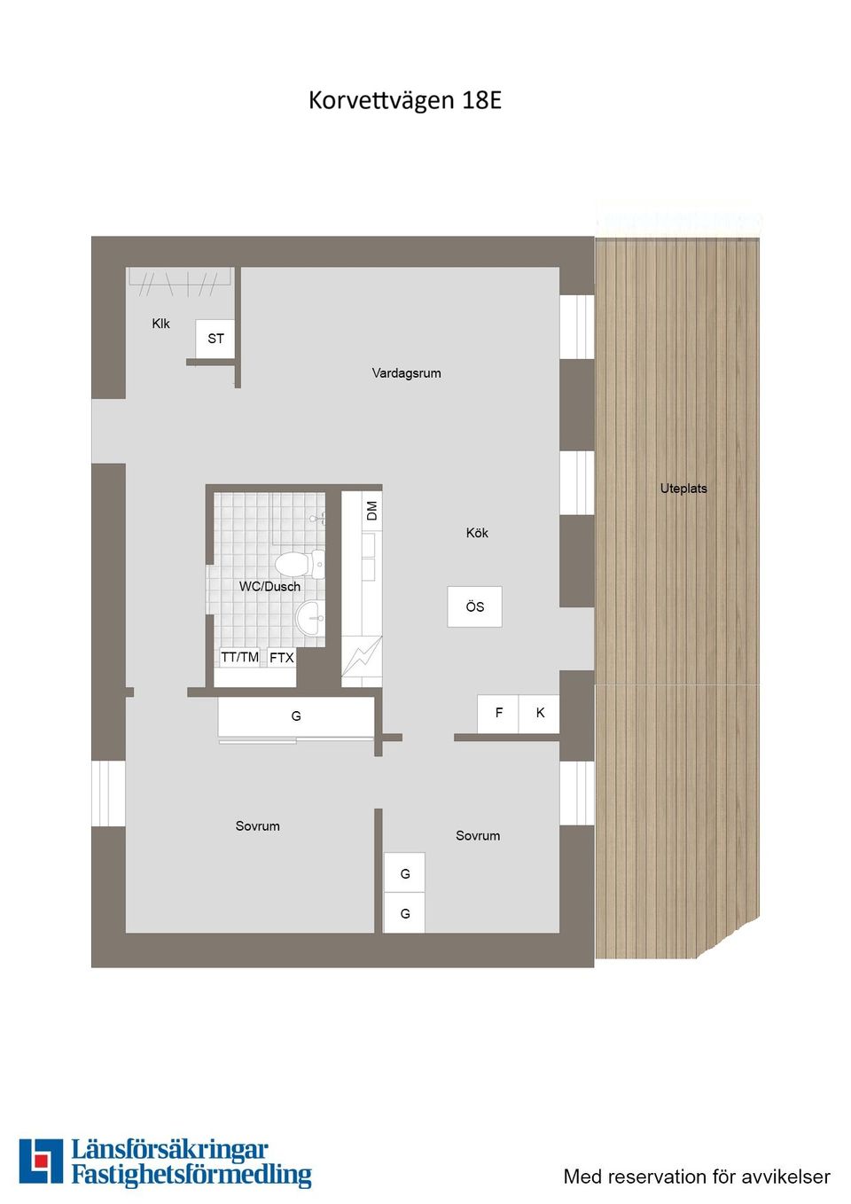 Bostadsrätt, Korvettvägen 18E, Bredsand, Enköping