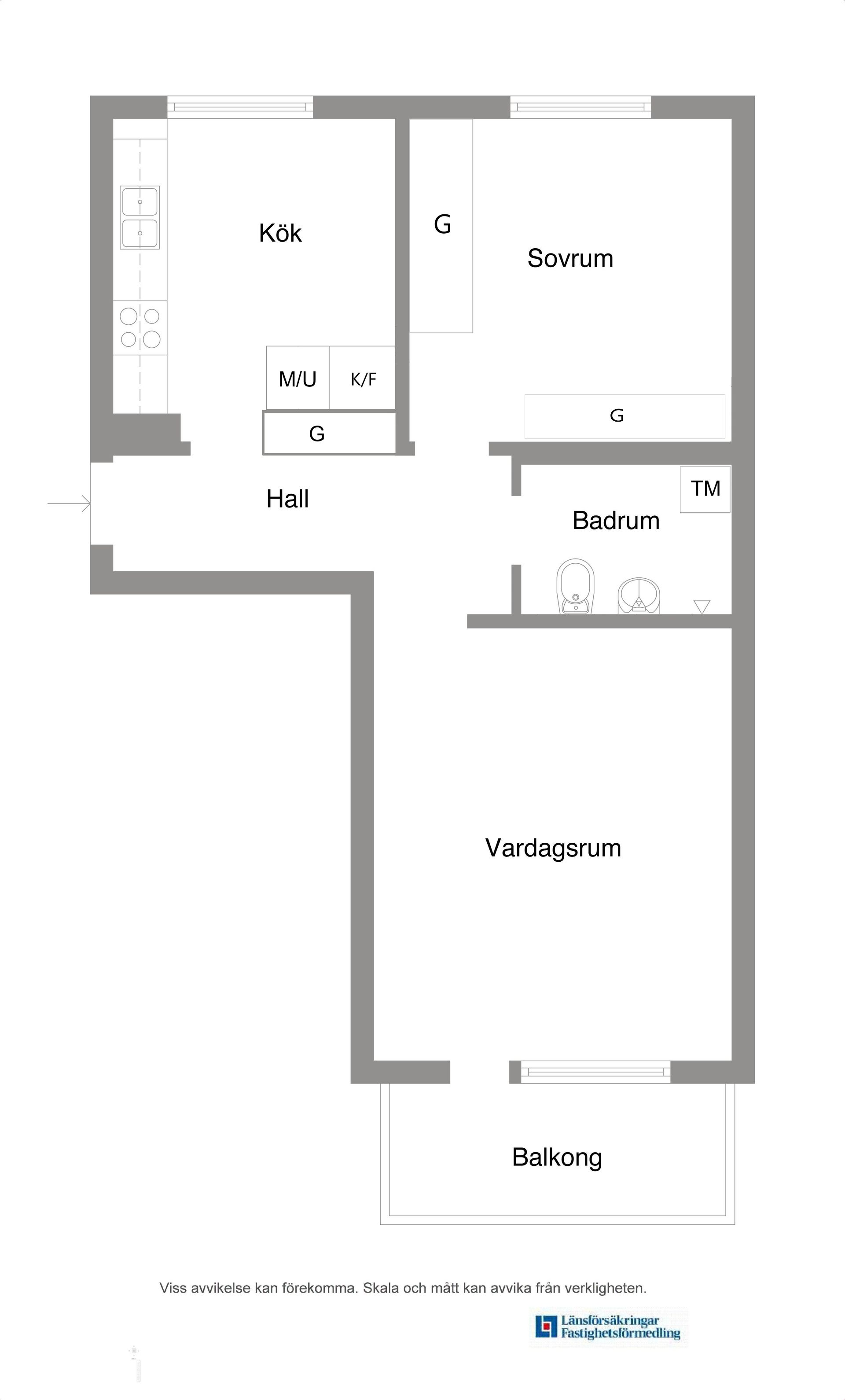 Bostadsrätt, Bomansgatan 24 C, Kristiansborg, Västerås