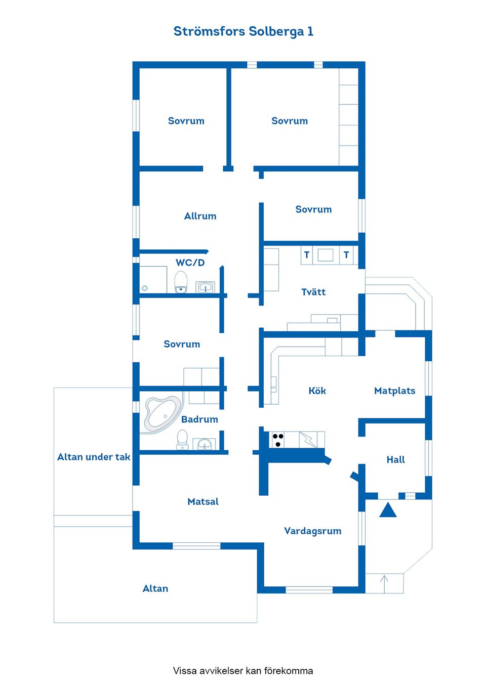 Villa, Strömsfors Solberga 1, Krokek, Norrköping