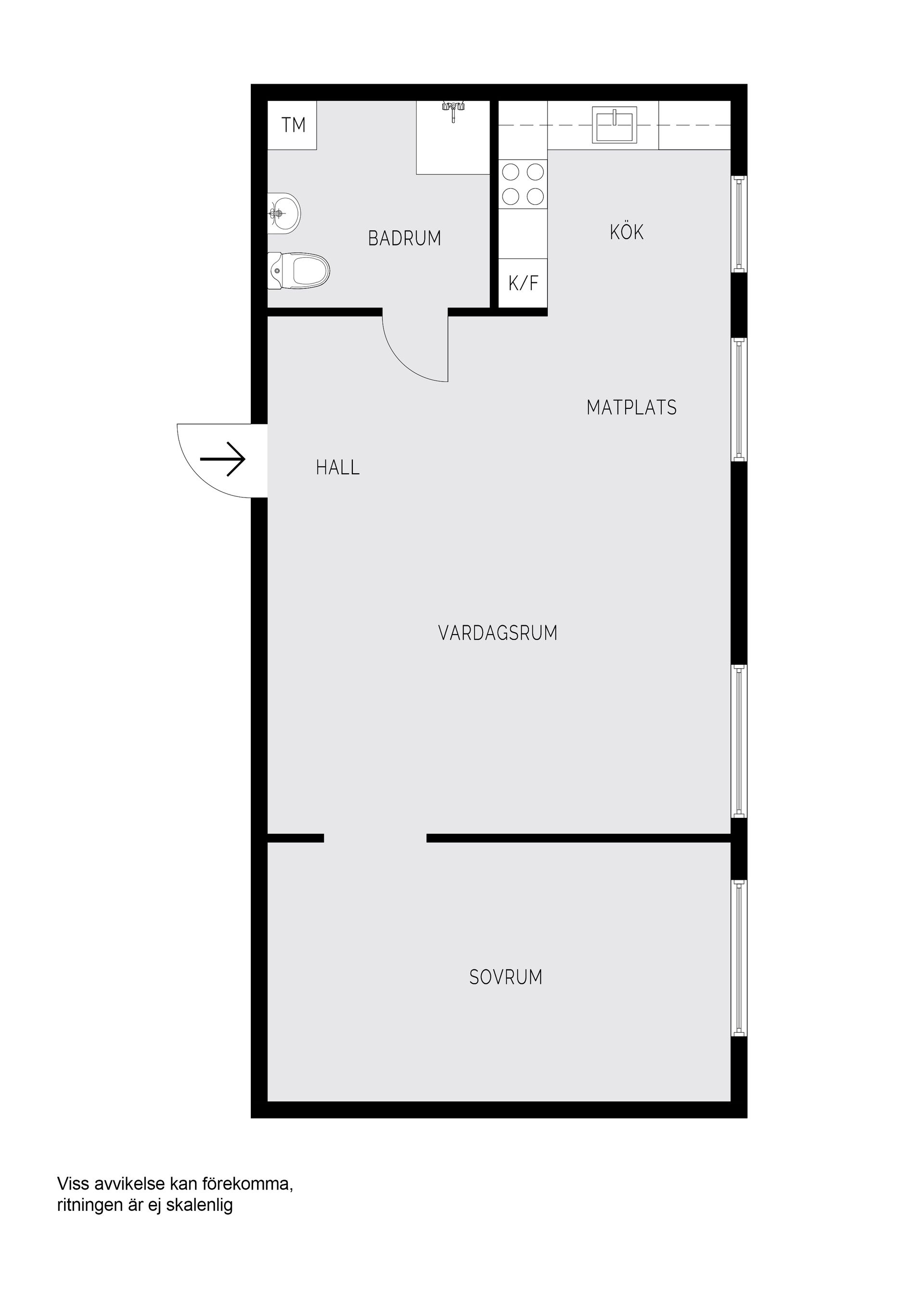 Bostadsrätt, Klarabergsvägen 3A, Vendelsömalm, Haninge
