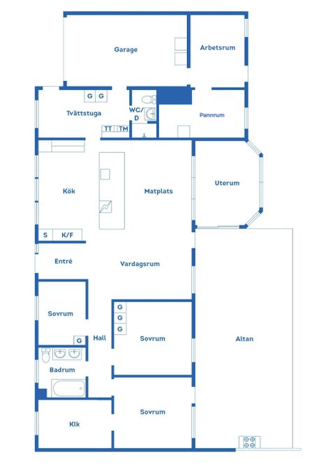 Villa, Umbårsvägen 1, Öna, Mora
