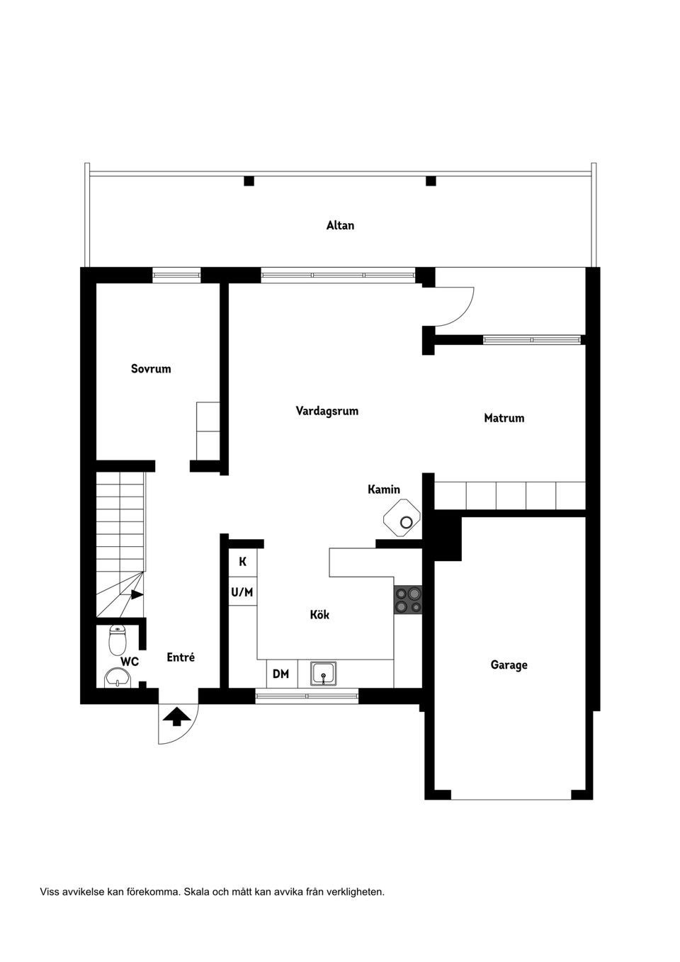 Villa, Radhus, Västra Dalgatan 45, Centralt, Örnsköldsvik