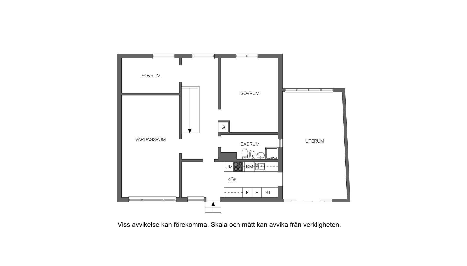 Villa, Radhus, Friluftsvägen 19, Skogsängen, Eskilstuna