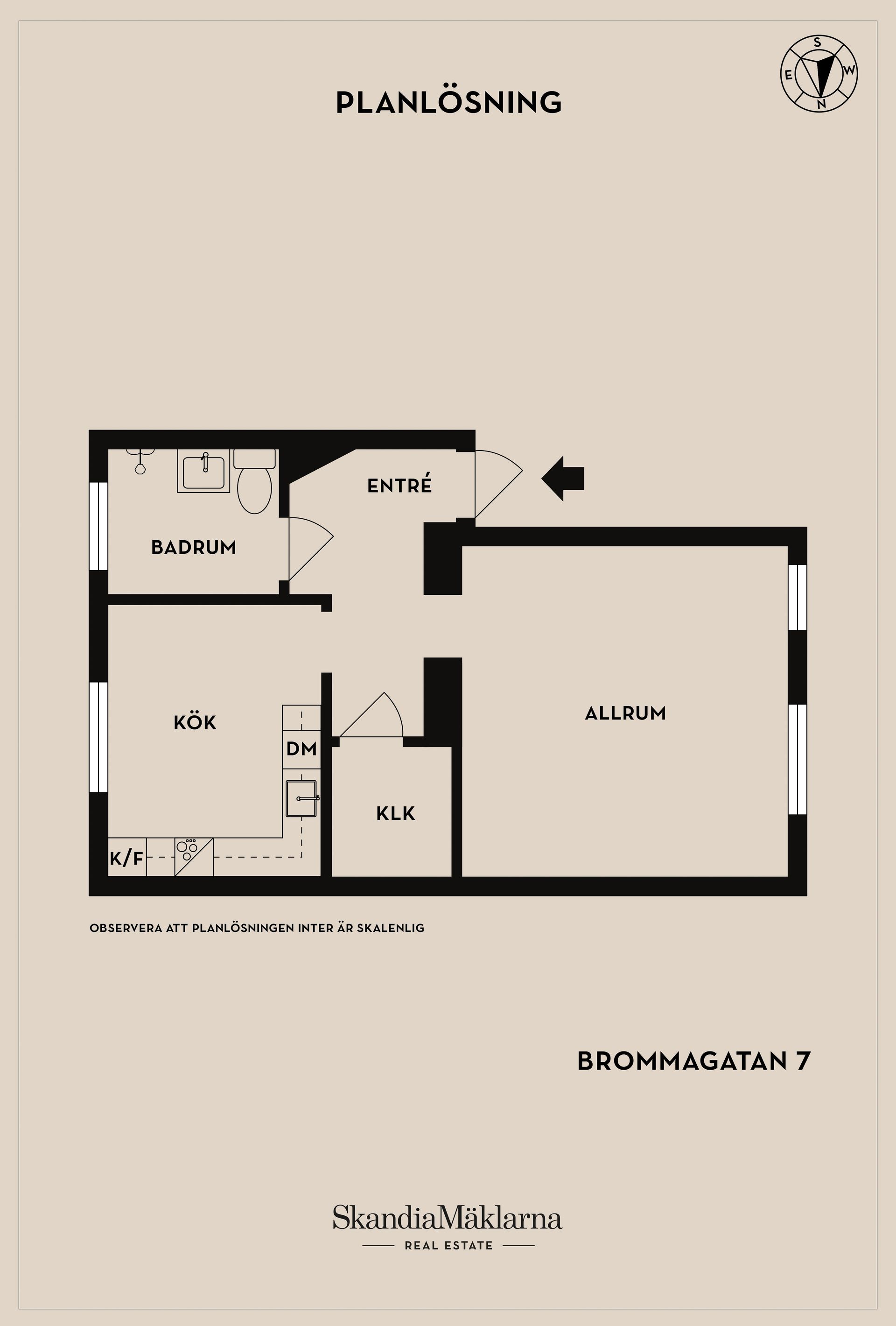 Bostadsrätt, Brommagatan 7, Norra Tågaborg, Helsingborg