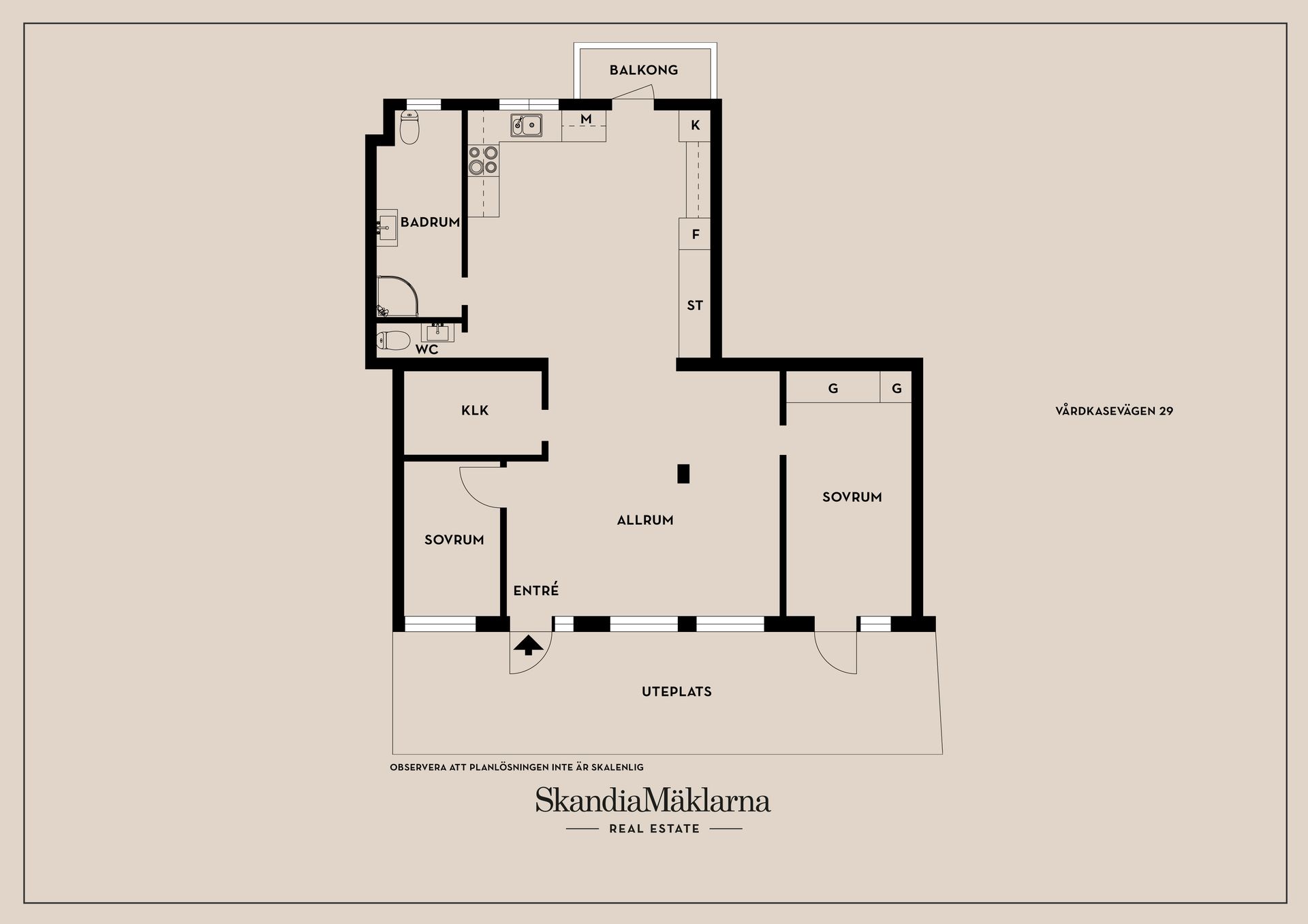 Bostadsrätt, Vårdkasevägen 29, Skälby, Järfälla
