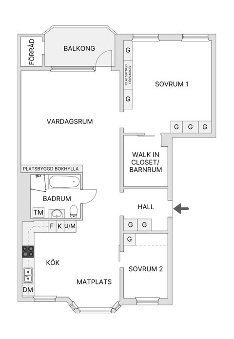 Bostadsrätt, Färgargårdstorget 22, Södermalm - Färgargårdstorget, Stockholm