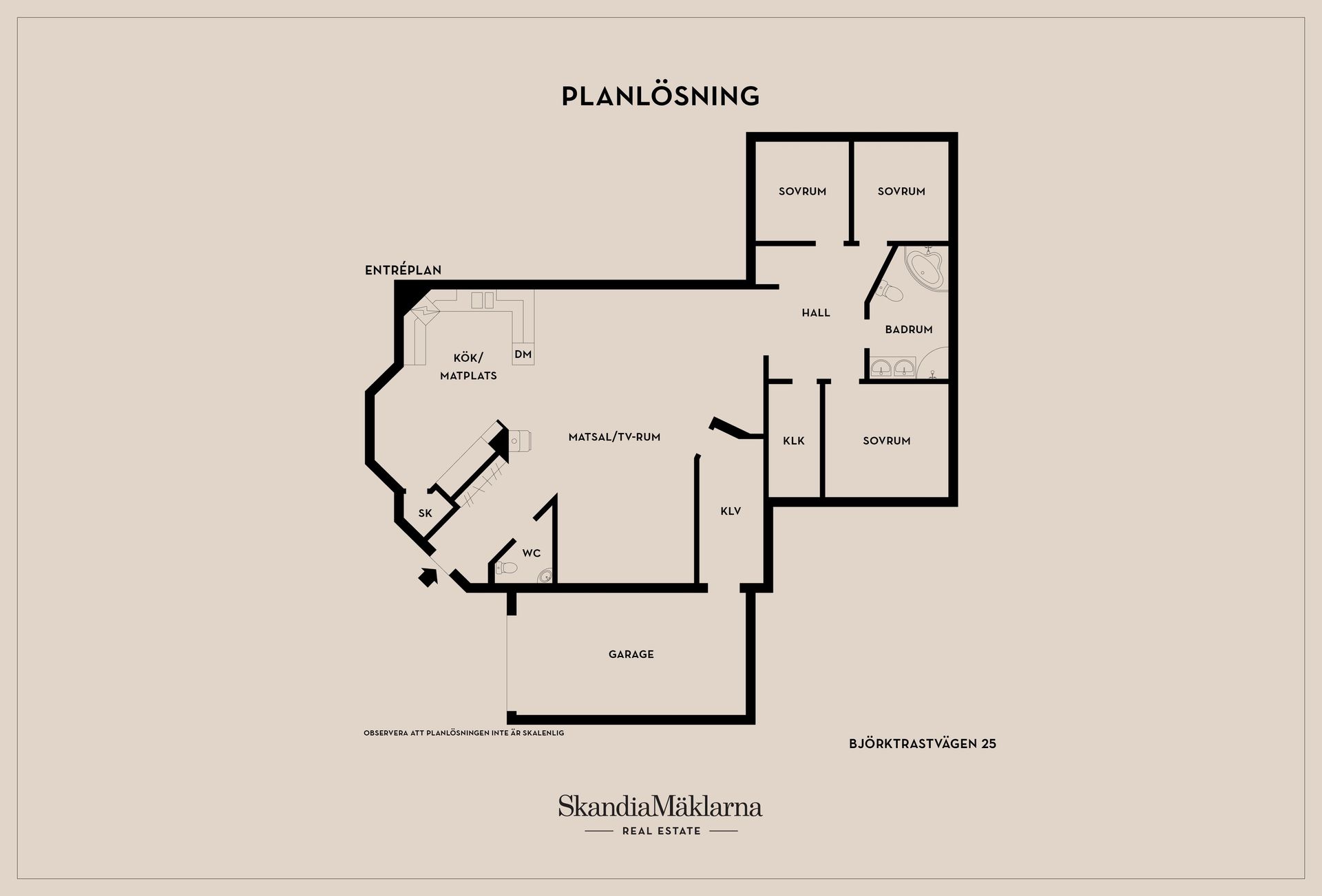 Villa, Björktrastvägen 25, Borsökna, Eskilstuna
