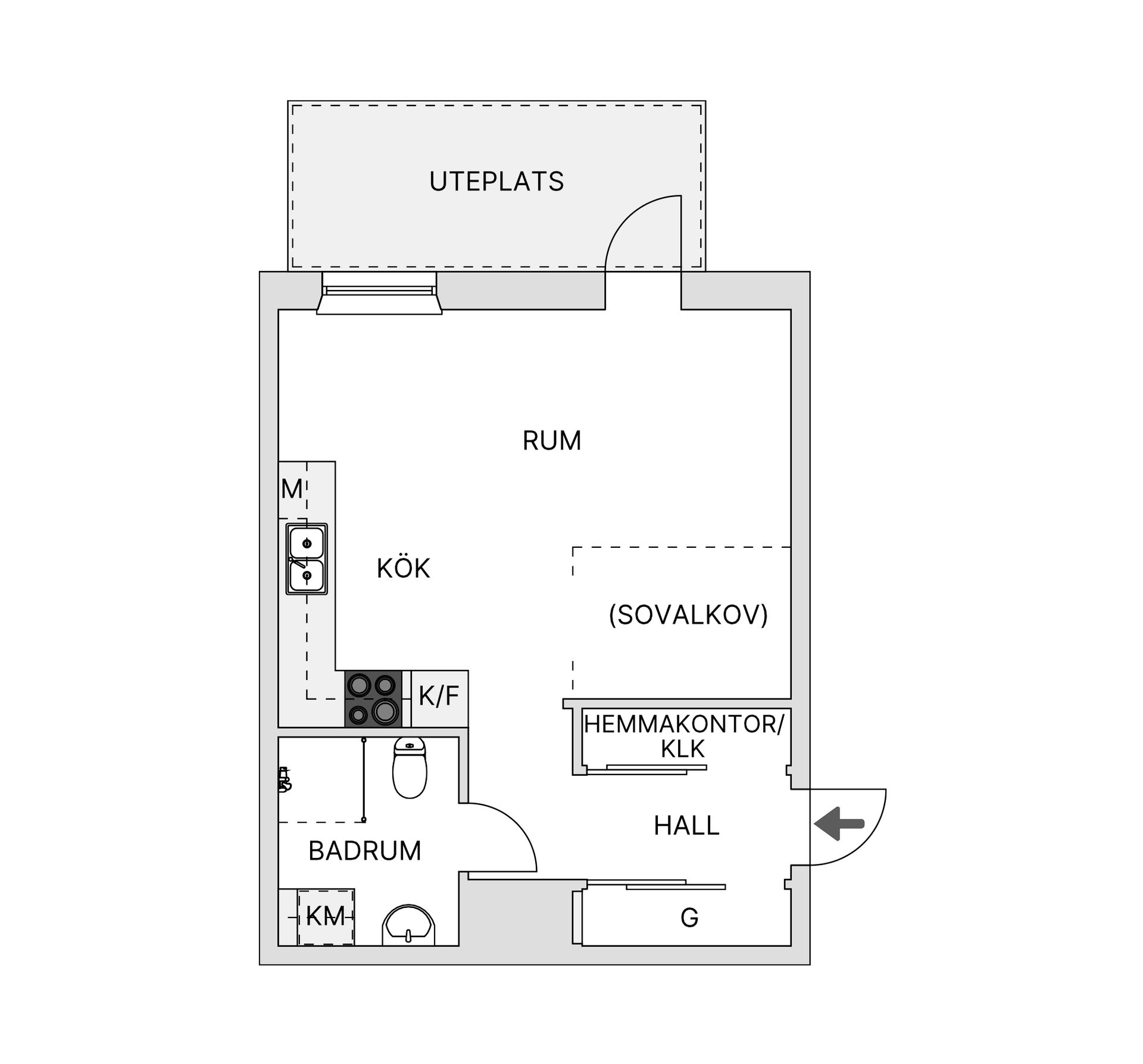 Bostadsrätt, Trollhättevägen 16A, Centrum, Kungälv