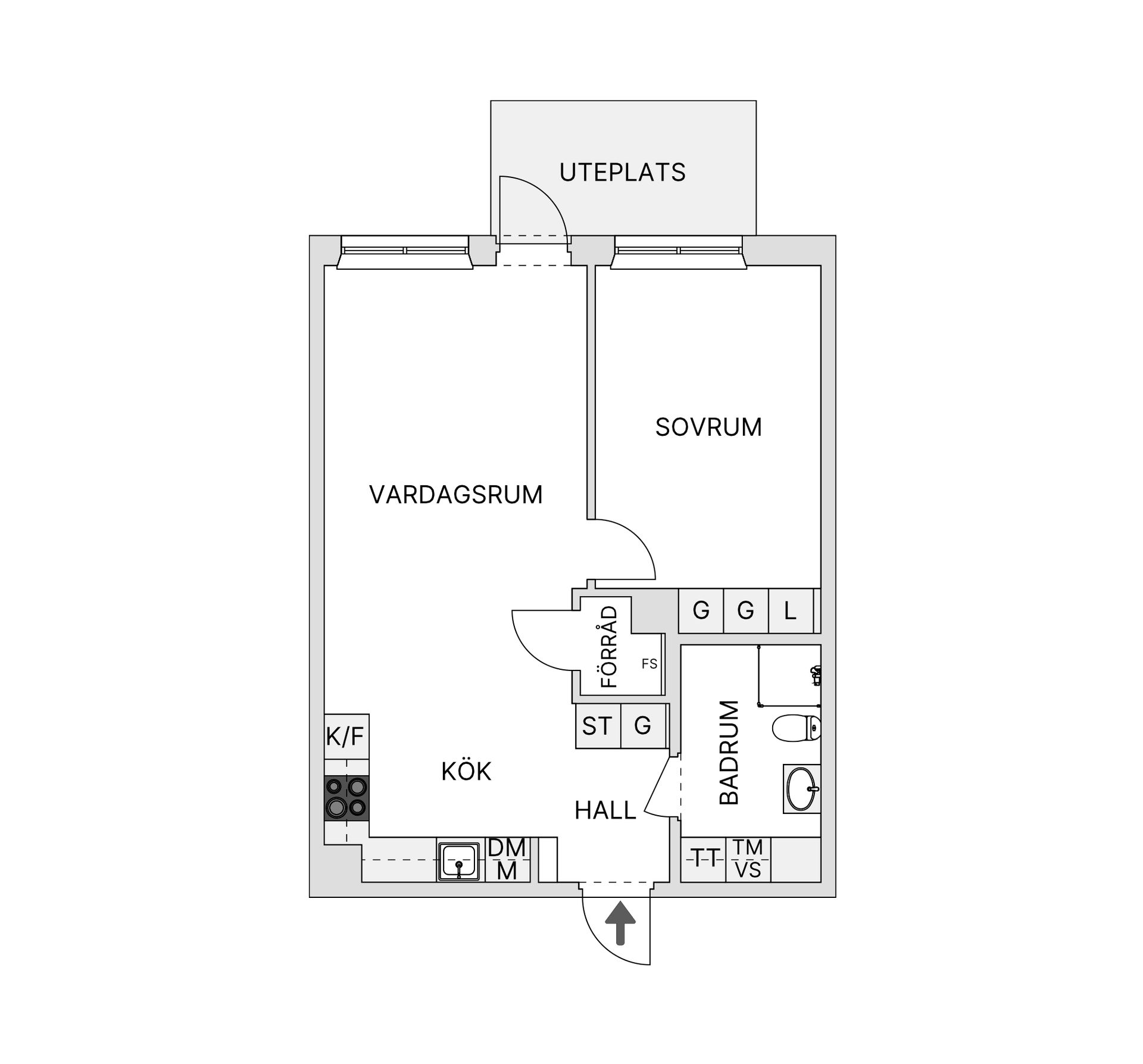 Bostadsrätt, Perstorpsvägen 205 3tr, Klockelund, Stockholm
