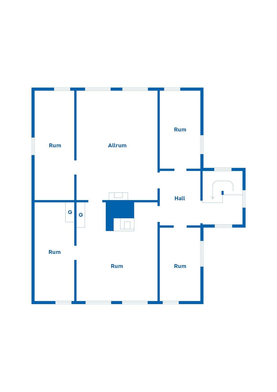 Villa, Dalstetvägen 8, Holen, Älvdalen