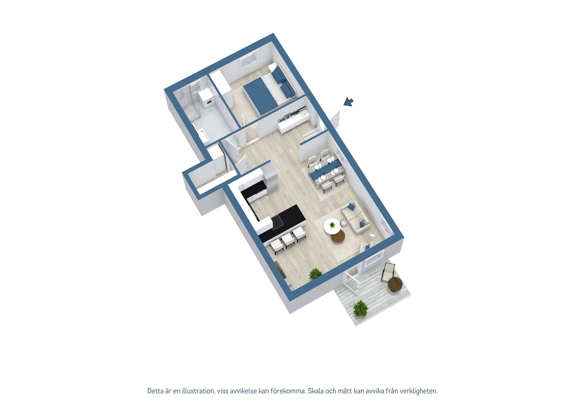 Bostadsrätt, Gripenbergsvägen 11C, Tierp