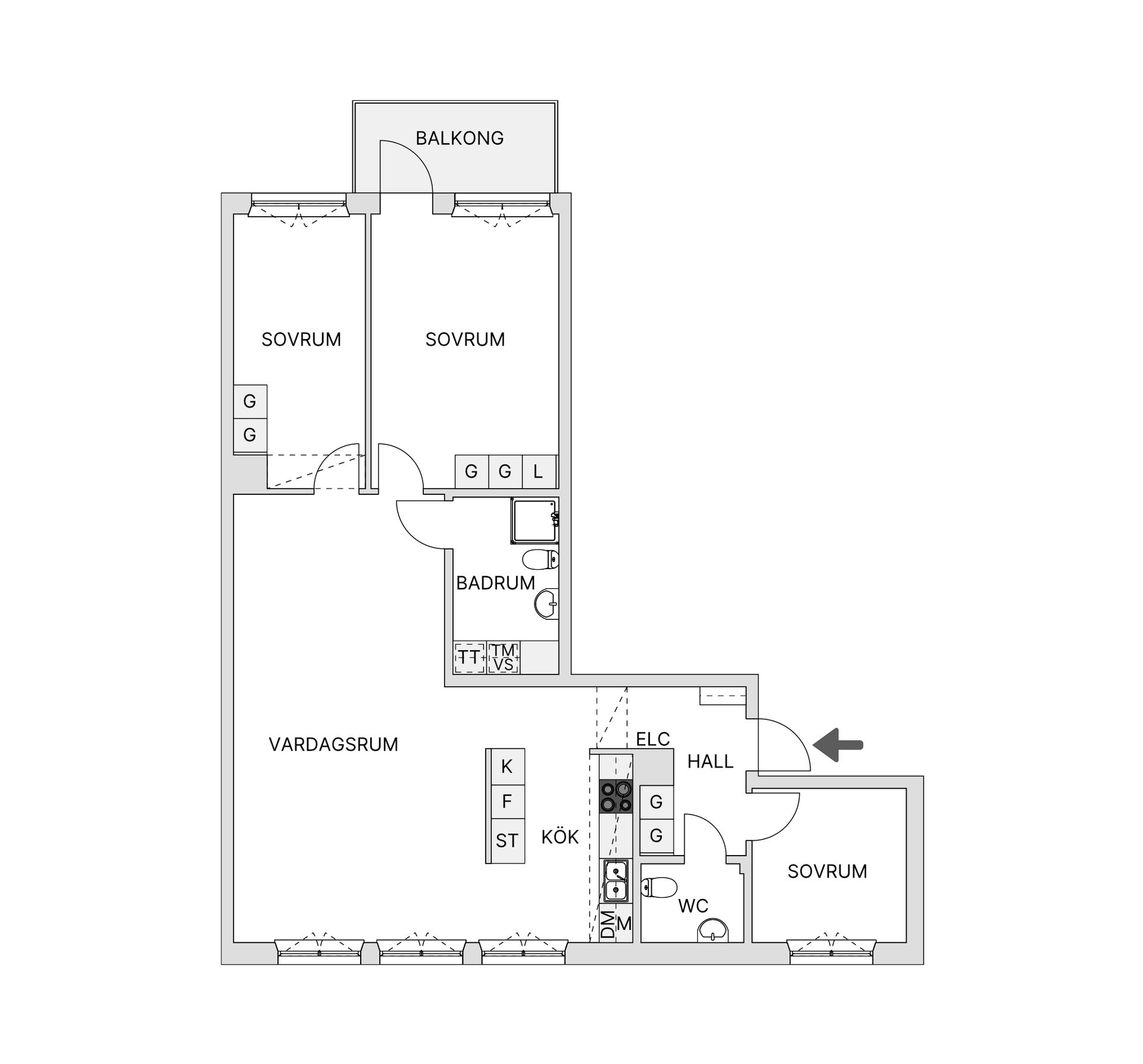 Bostadsrätt, Perstorpsvägen 209 1tr, Klockelund, Stockholm