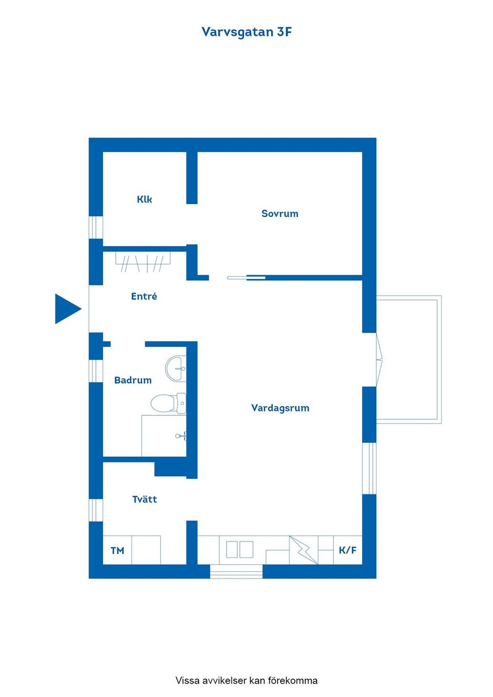 Bostadsrätt, Varvsgatan 3F, Söderköping