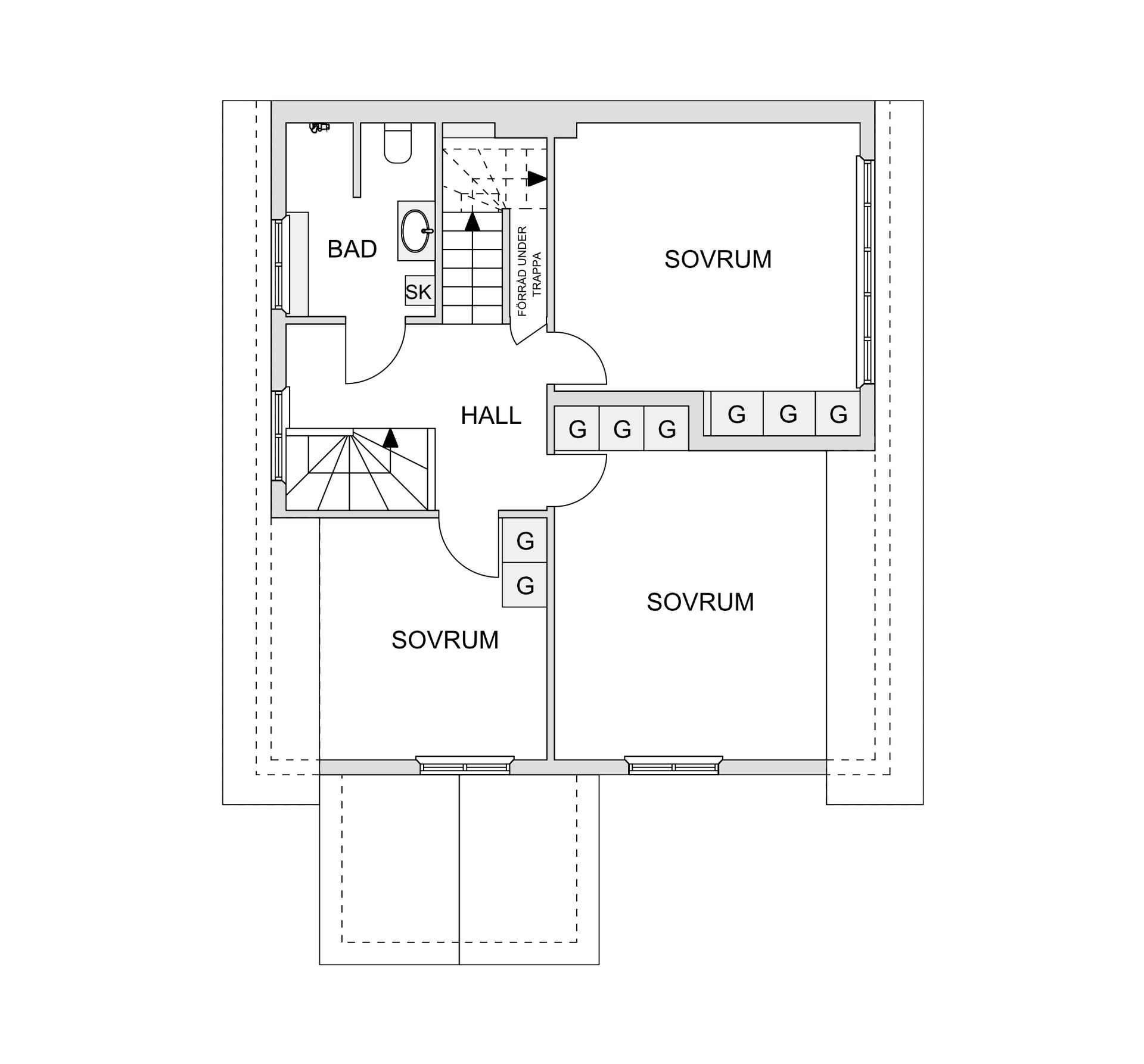 Villa, Radhus, Manhemsvägen 16B, Edsviken, Sollentuna