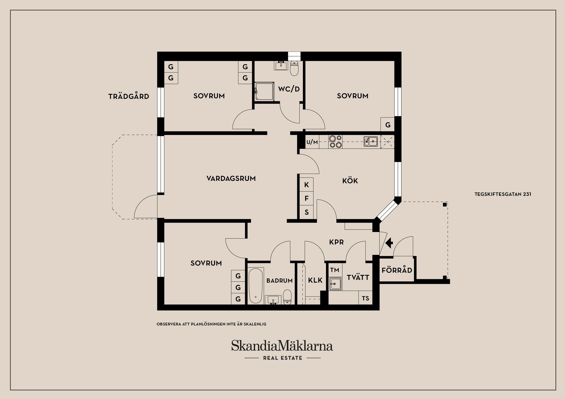 Bostadsrätt, Tegskiftesgatan 231, Lambohov/Mjärdevi, Linköping