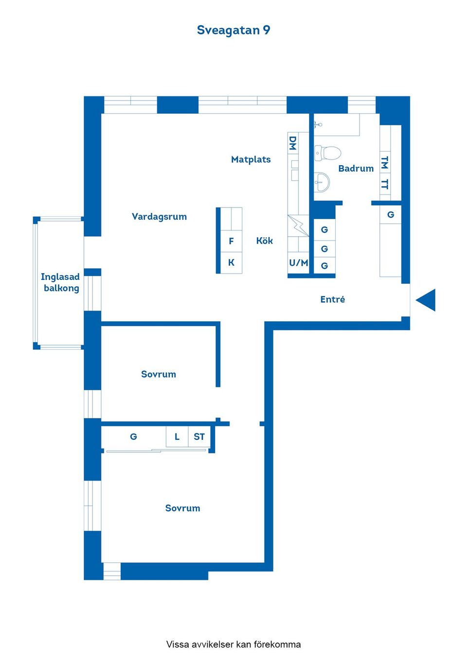Bostadsrätt, Sveagatan 9, Centralt, Norrköping