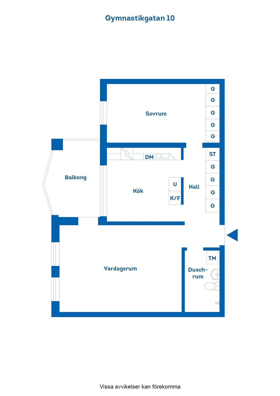 Bostadsrätt, Gymnastikgatan 10, Gamla Lasarettsområdet, Norrköping