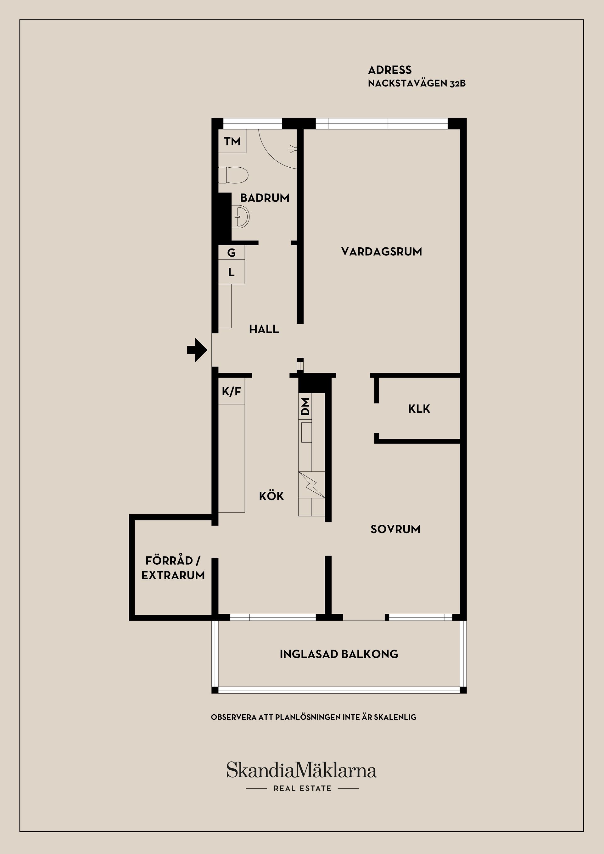 Bostadsrätt, Nackstavägen 32B, Nacksta, Sundsvall