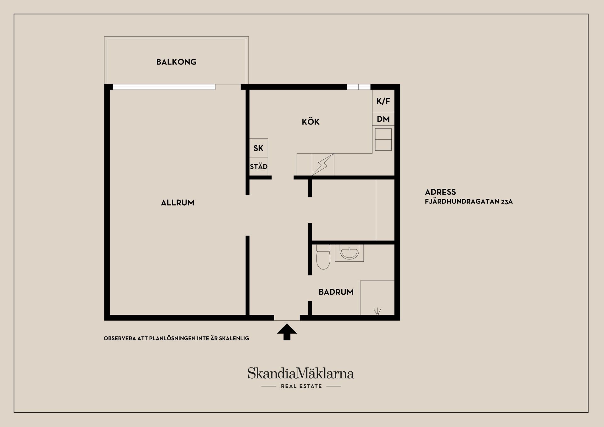 Bostadsrätt, Fjärdhundragatan 23A, Malmaberg, Västerås