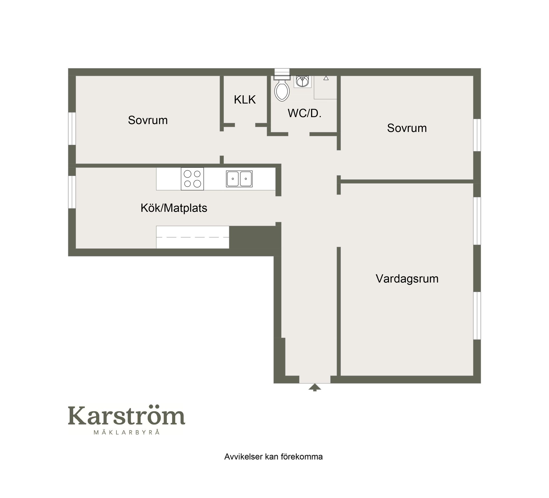 Bostadsrätt, Fridhemsgatan 110A, Skönsmon, Sundsvall