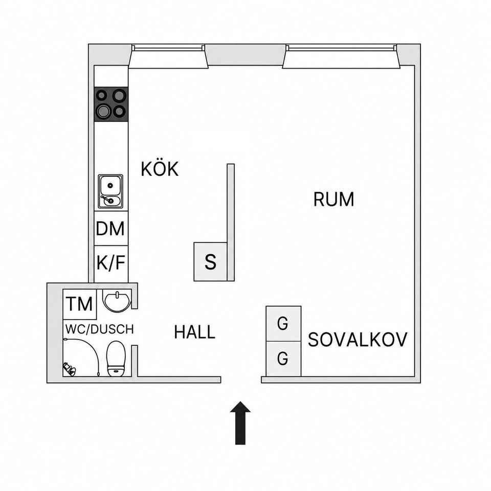 Bostadsrätt, Bondegatan 46, Södermalm - SoFo, Stockholm