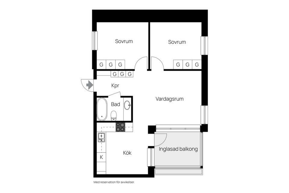 Bostadsrätt, Kulladalsvägen 19, Kulladal, Vaxholm