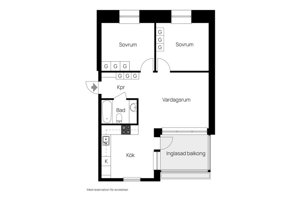 Bostadsrätt, Kulladalsvägen 19, Kulladal, Vaxholm