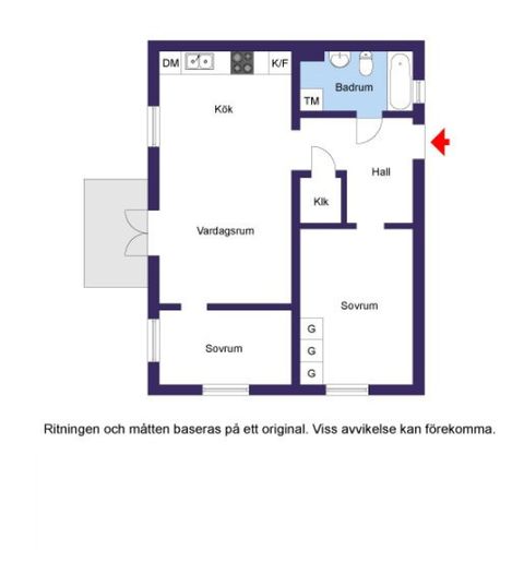 Bostadsrätt, Fritzbergsvägen 168E, Bällstalund, Vallentuna