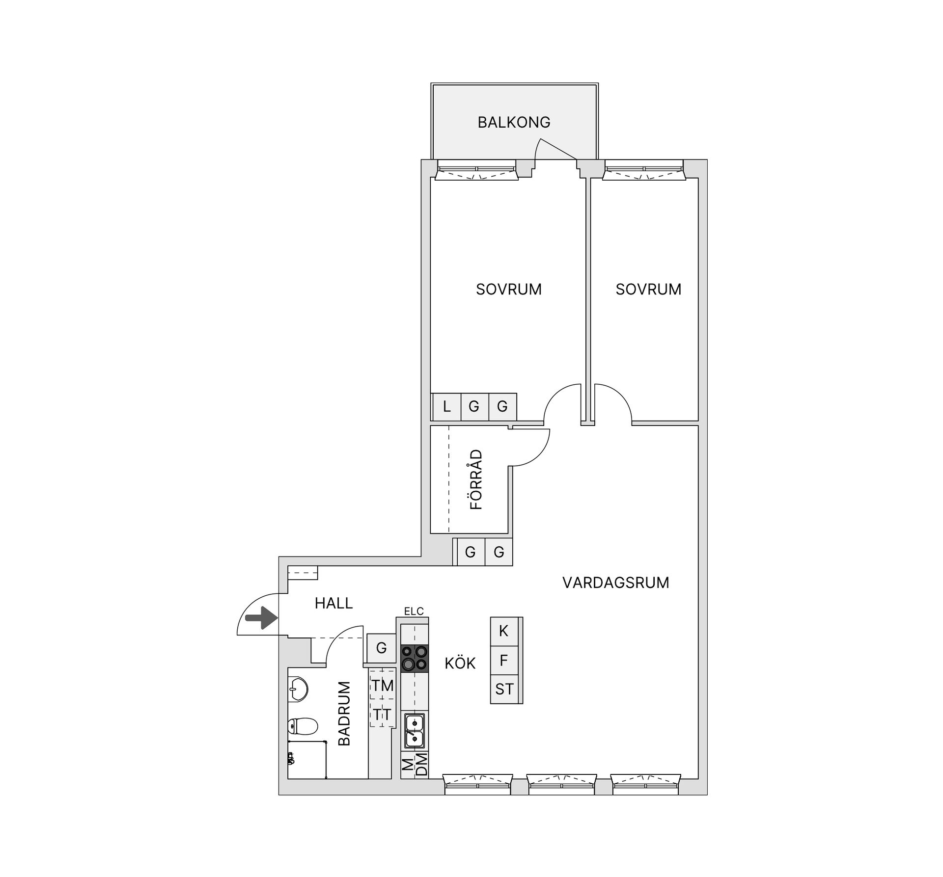 Bostadsrätt, Perstorpsvägen 205 1tr, Klockelund, Stockholm