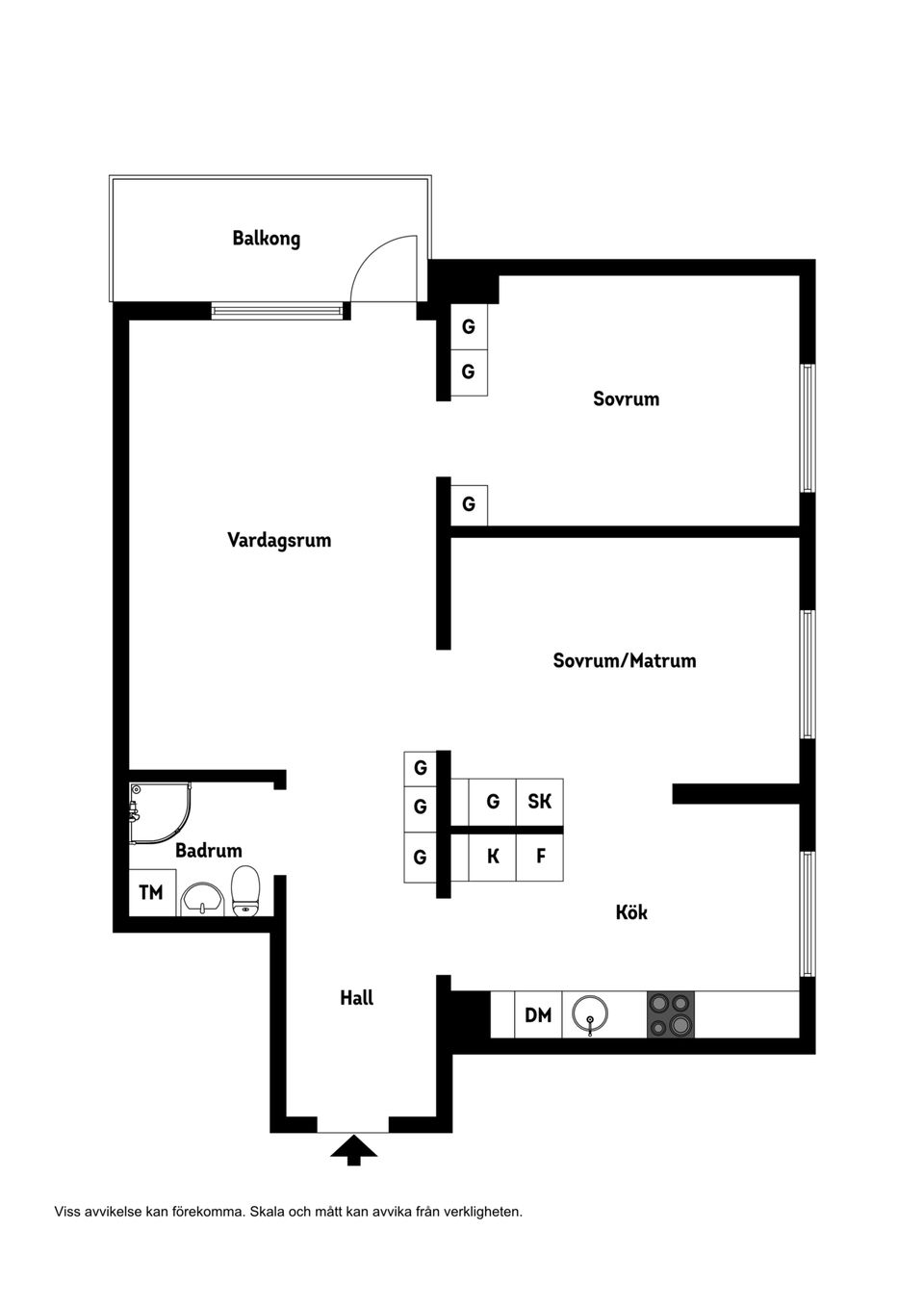 Bostadsrätt, Baldersvägen 1C, Centralt, Örnsköldsvik