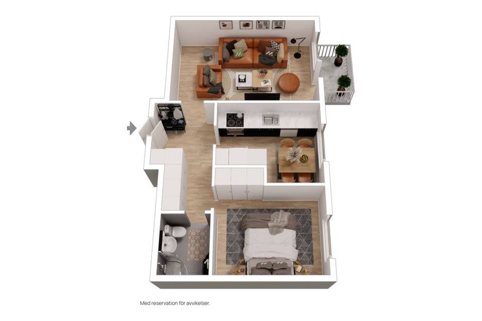 Bostadsrätt, Trädgårdsgatan 25b, Sala