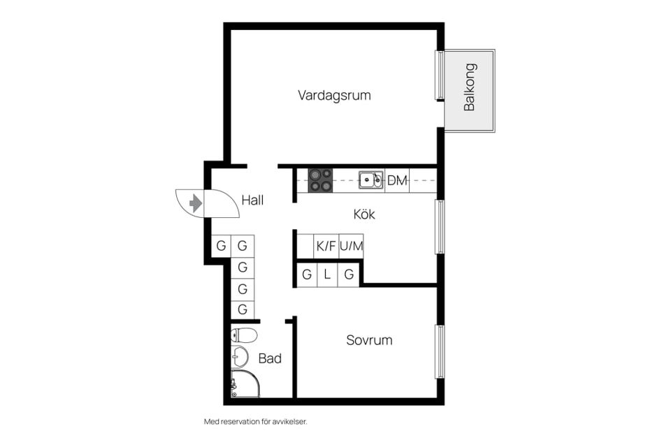 Bostadsrätt, Trädgårdsgatan 25b, Sala