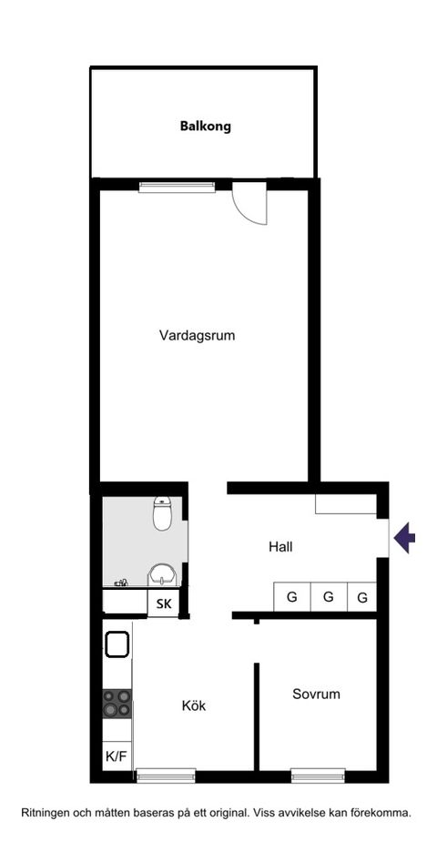 Bostadsrätt, Spantgatan 5B, Stohagen, Västerås