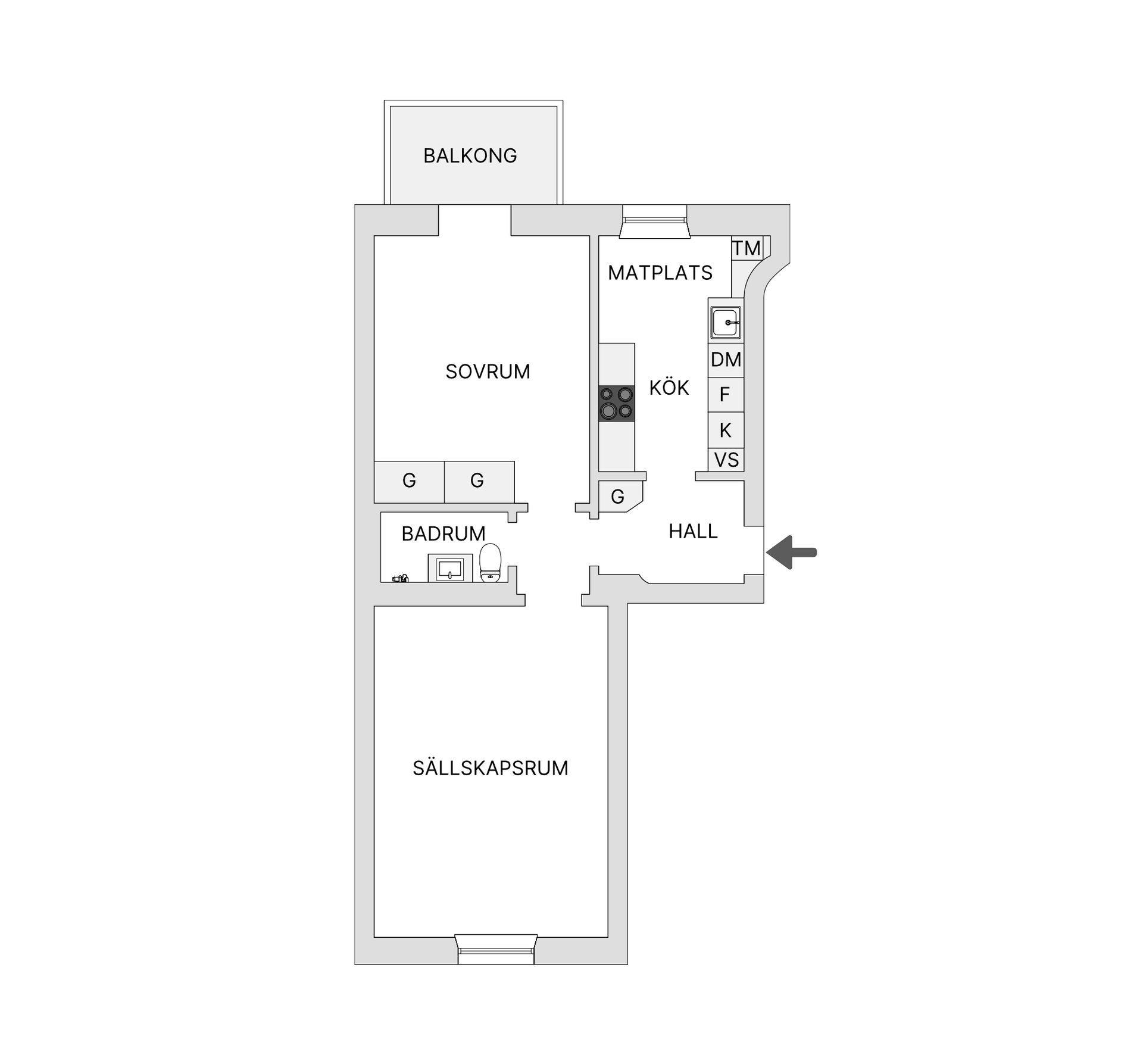 Bostadsrätt, Karlbergsvägen 29A, Vasastan Odenplan, Stockholm