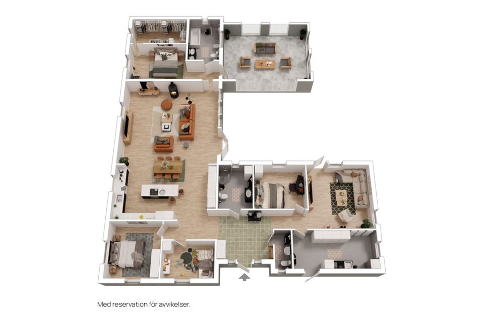 Villa, Knekt Eklöfs gata 4, Ryttartorpet, Kumla