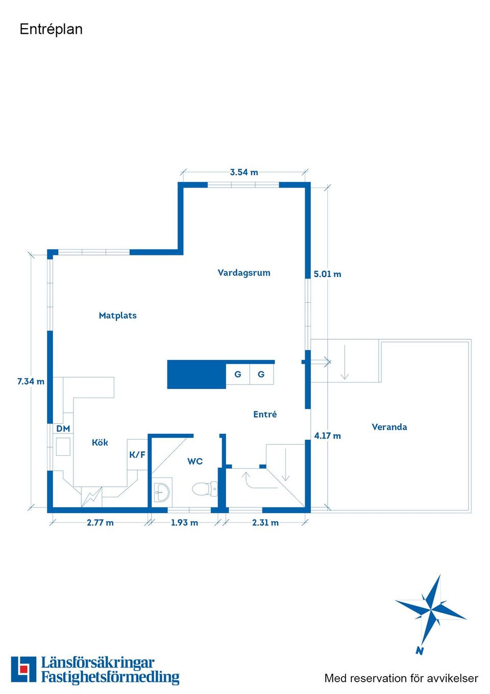 Villa, Vadstenavägen 204, Forsområdet, Motala