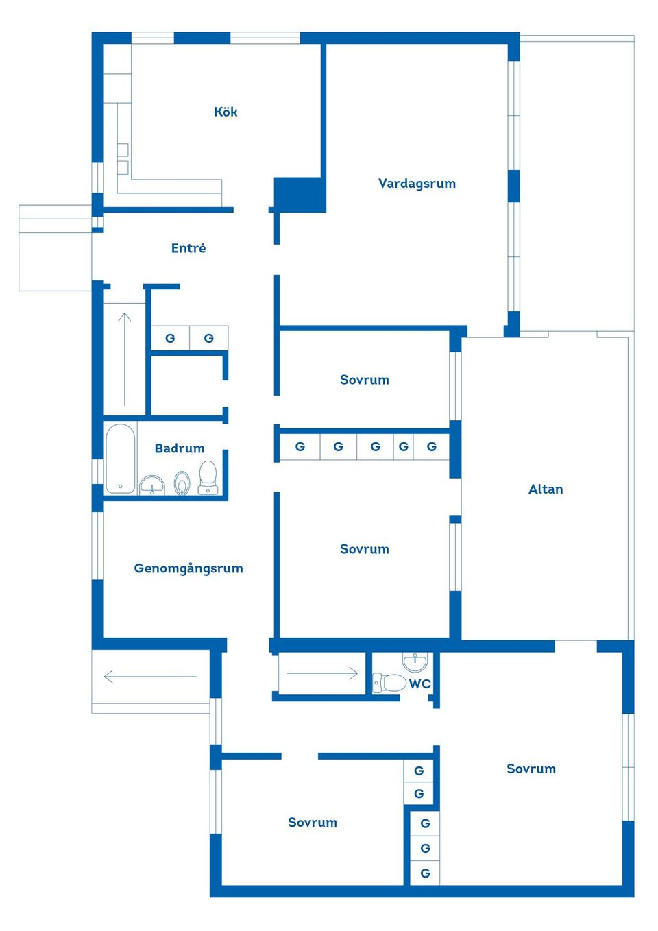 Villa, Möllegången 1, Östervärn, Hässleholm