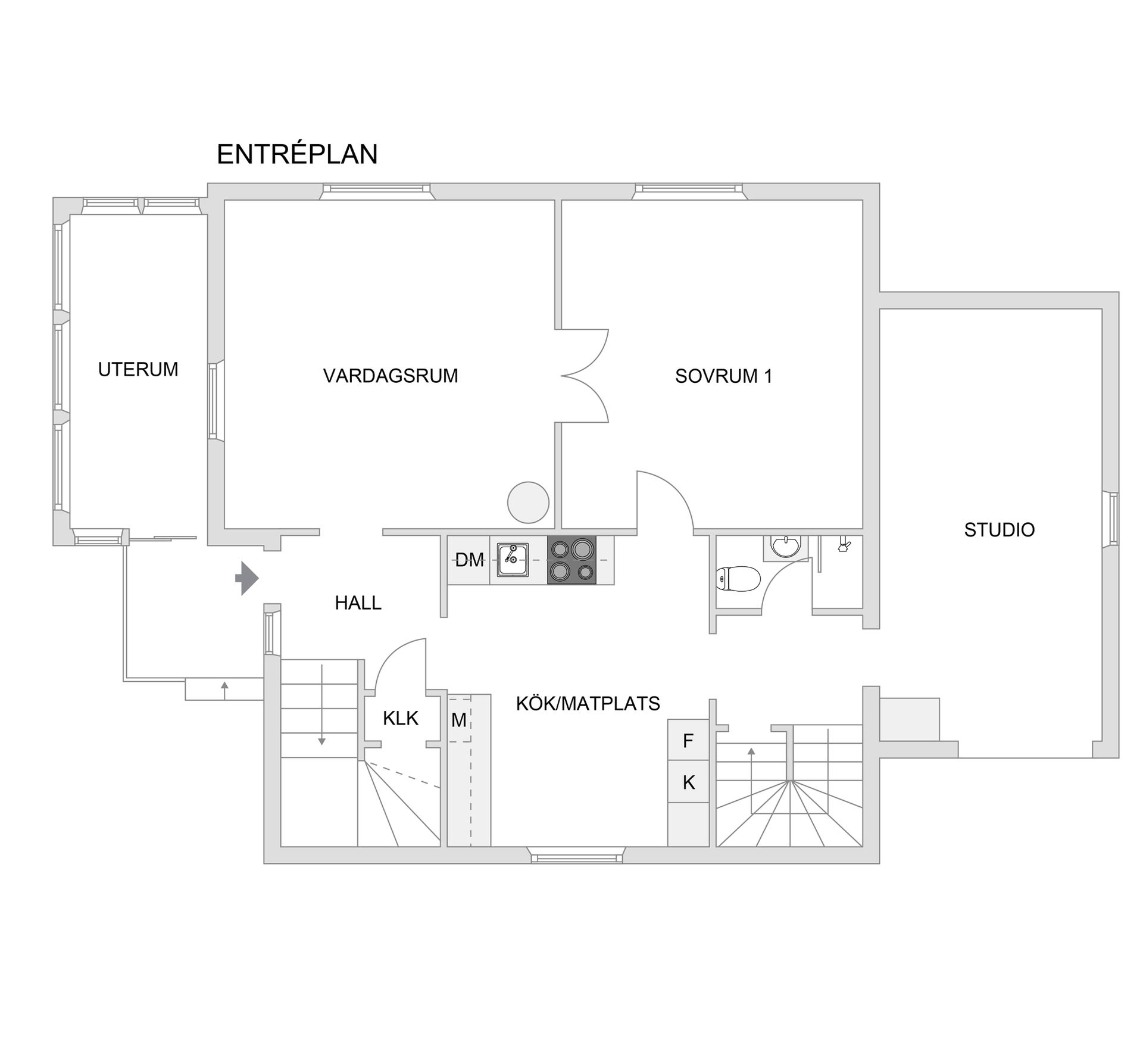 Villa, Långgatan 54, Centrala Kil, Kil