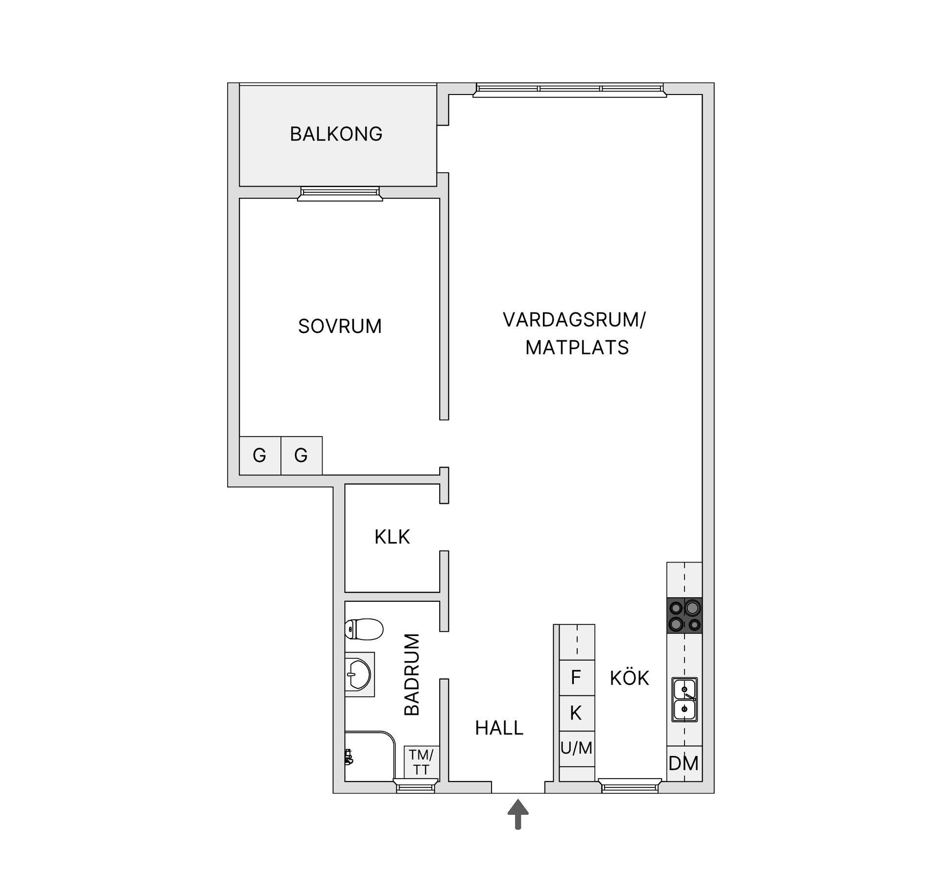 Bostadsrätt, Allégatan 22E, Odenslund, Östersund